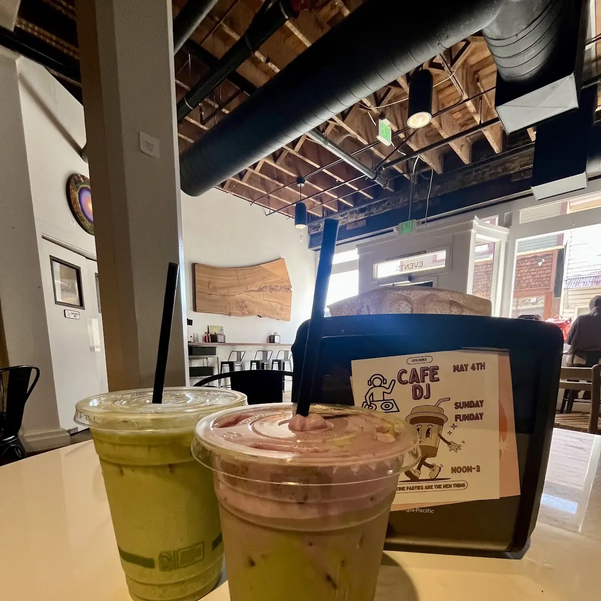 Iced Matcha Lattes