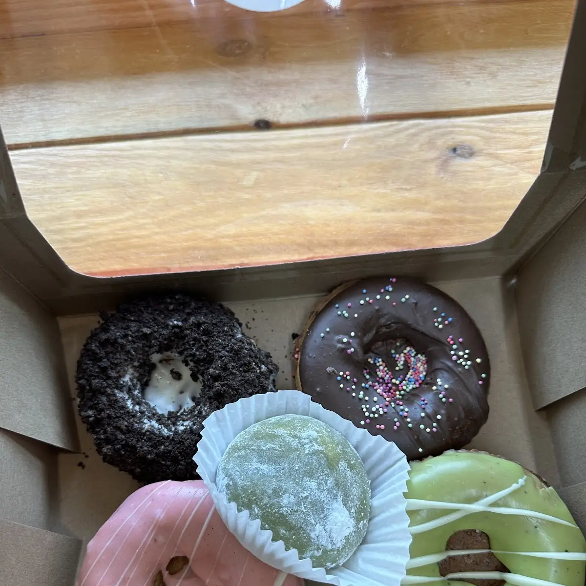 Assorted Glazed Mochi Donuts
