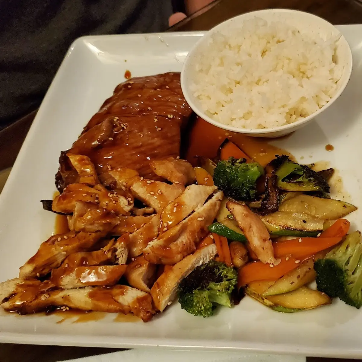 Chicken and Beef Teriyaki