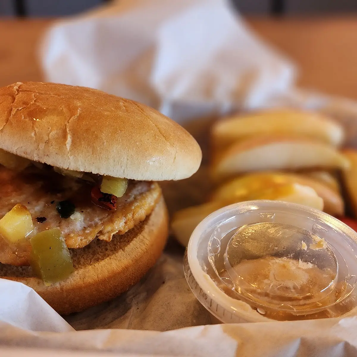 Salmon Teriyaki Burger