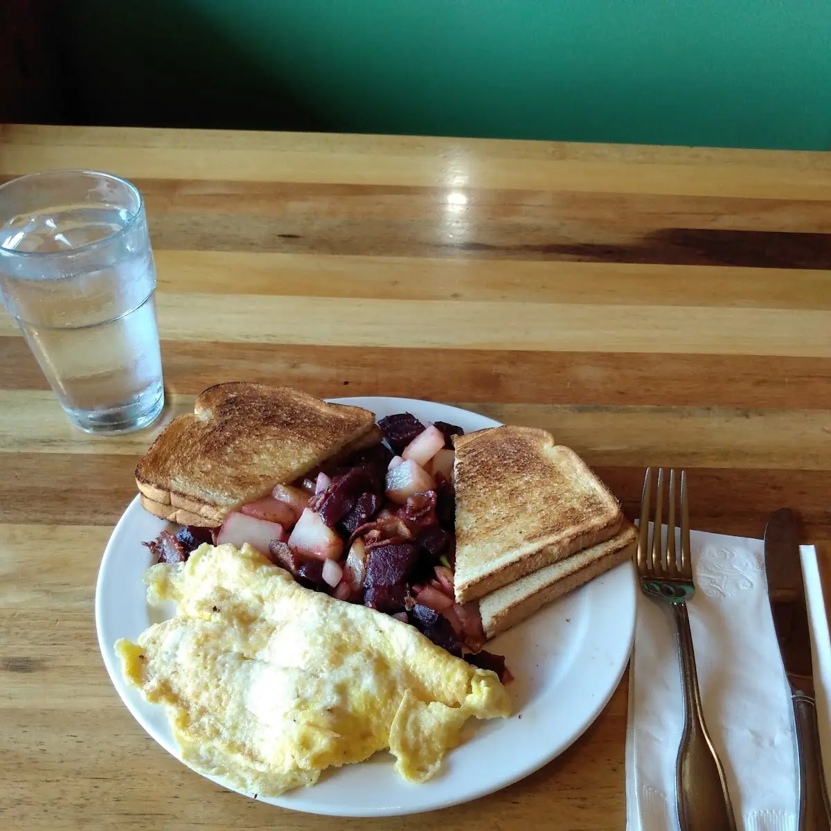 Red Flannel Hash & Eggs