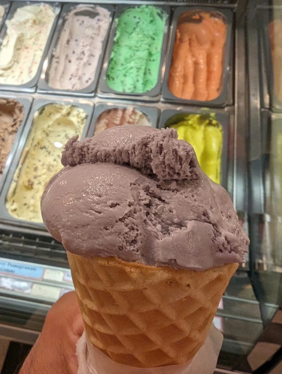 Lavender Honey Ice Cream Cone