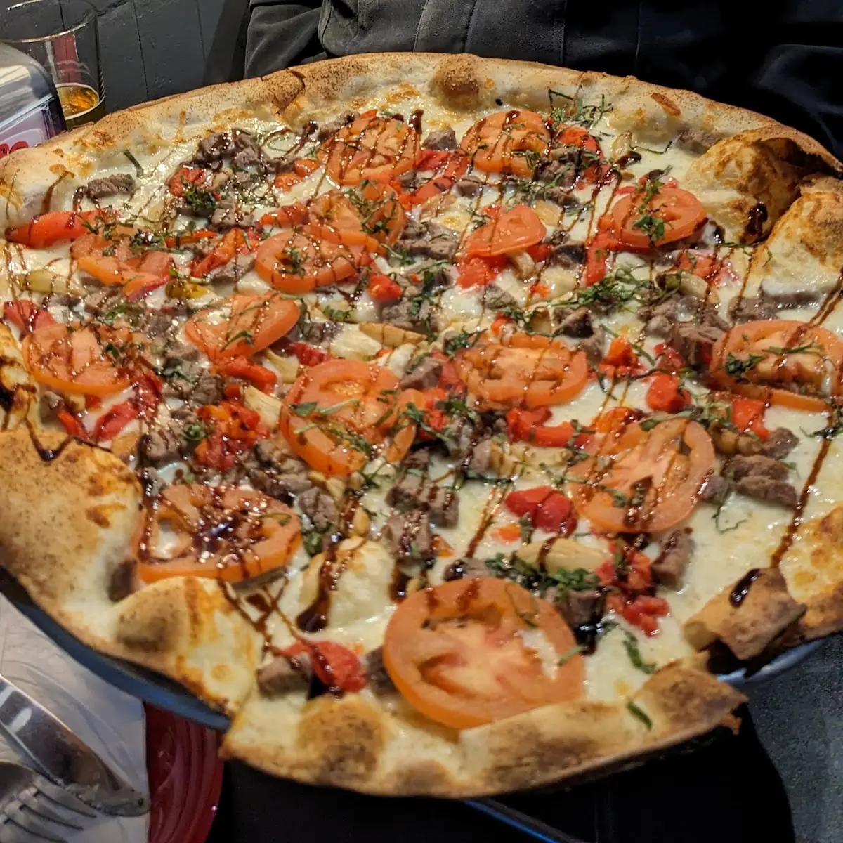 Steak Pizza