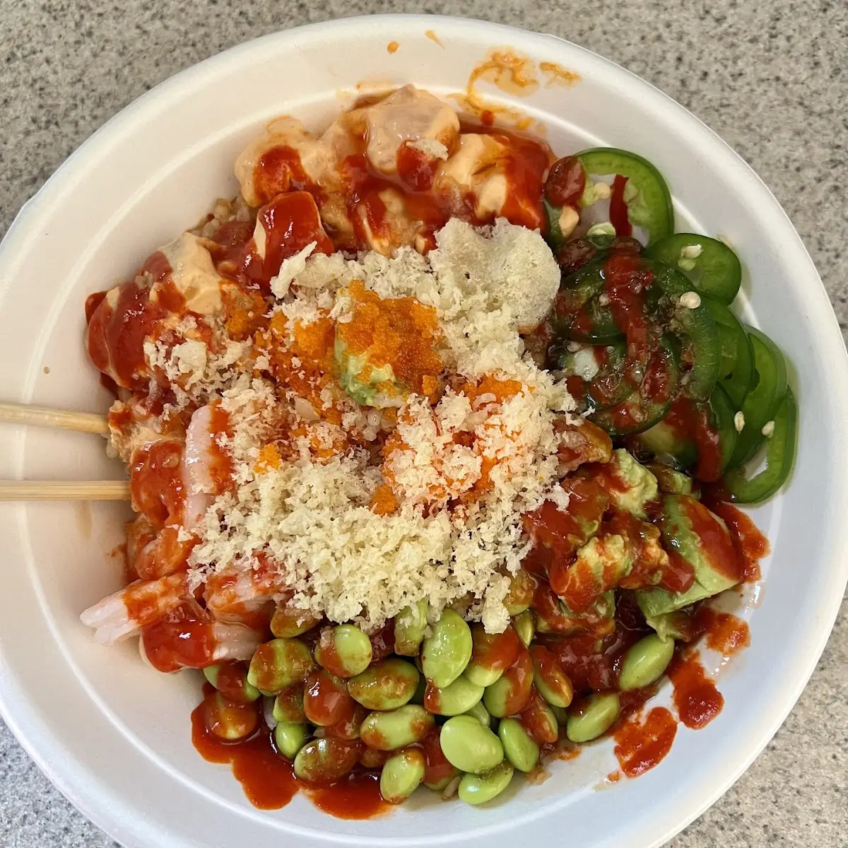 Volcano Poke Bowl