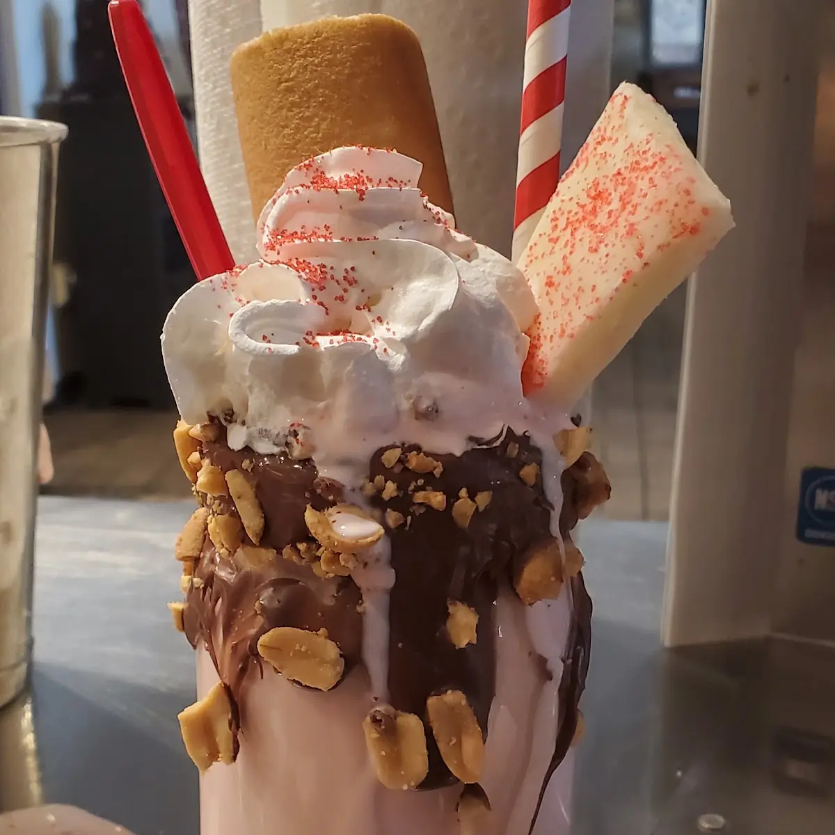 Madon Jar Shake Strawberry Shortcake
