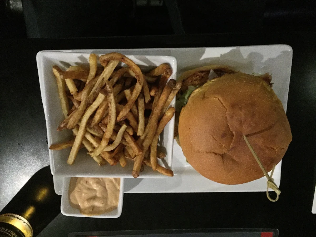 Kangaroo Burger and Fries, W Burger Bar