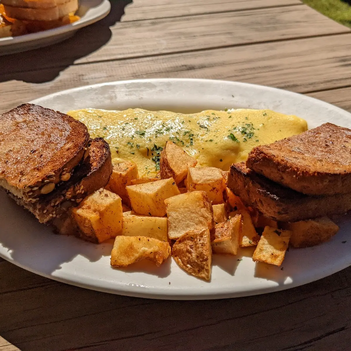 Eggs Benedict Omelette
