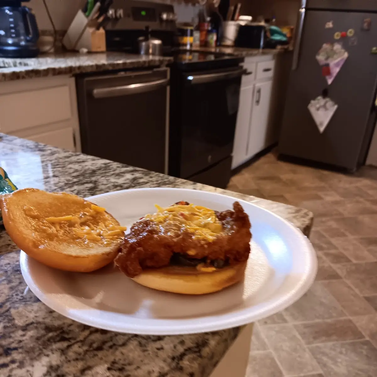The Perminto Cheese Hot Honey Chicken