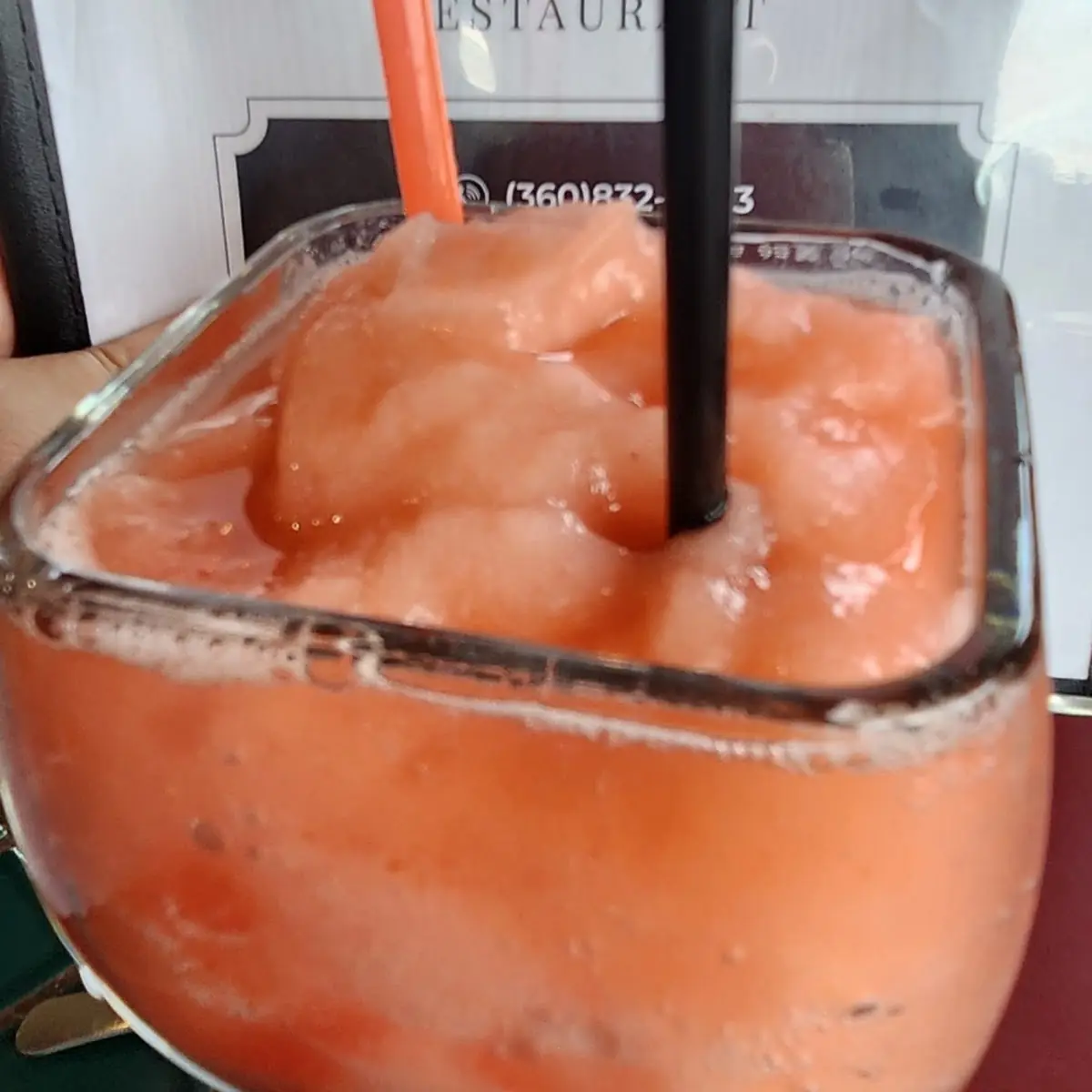 Medium Size Blended Strawberry Margarita