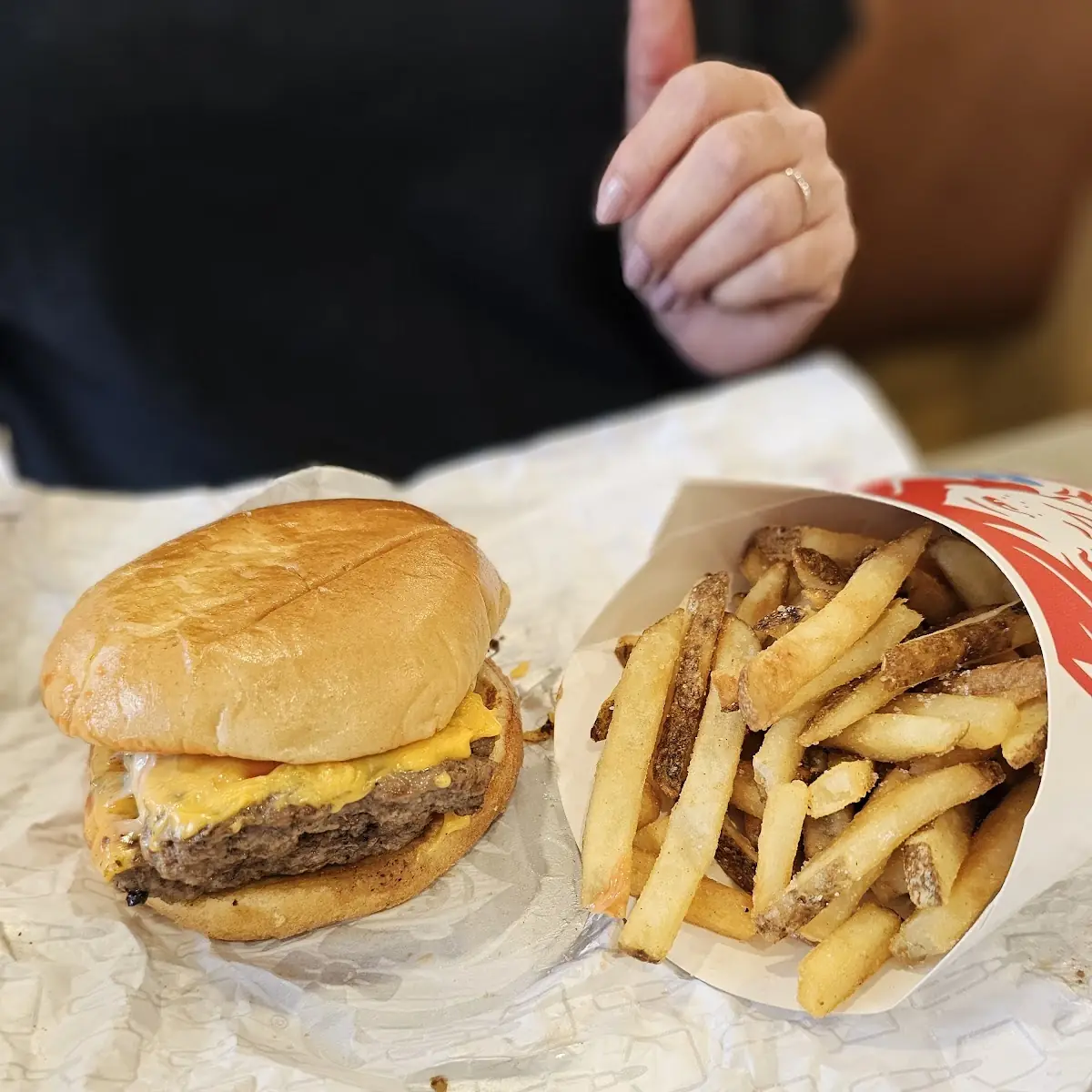 Dave's Double Cheeseburger