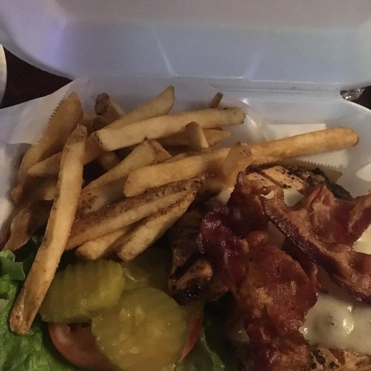 Grilled Chicken Sandwich with Fries