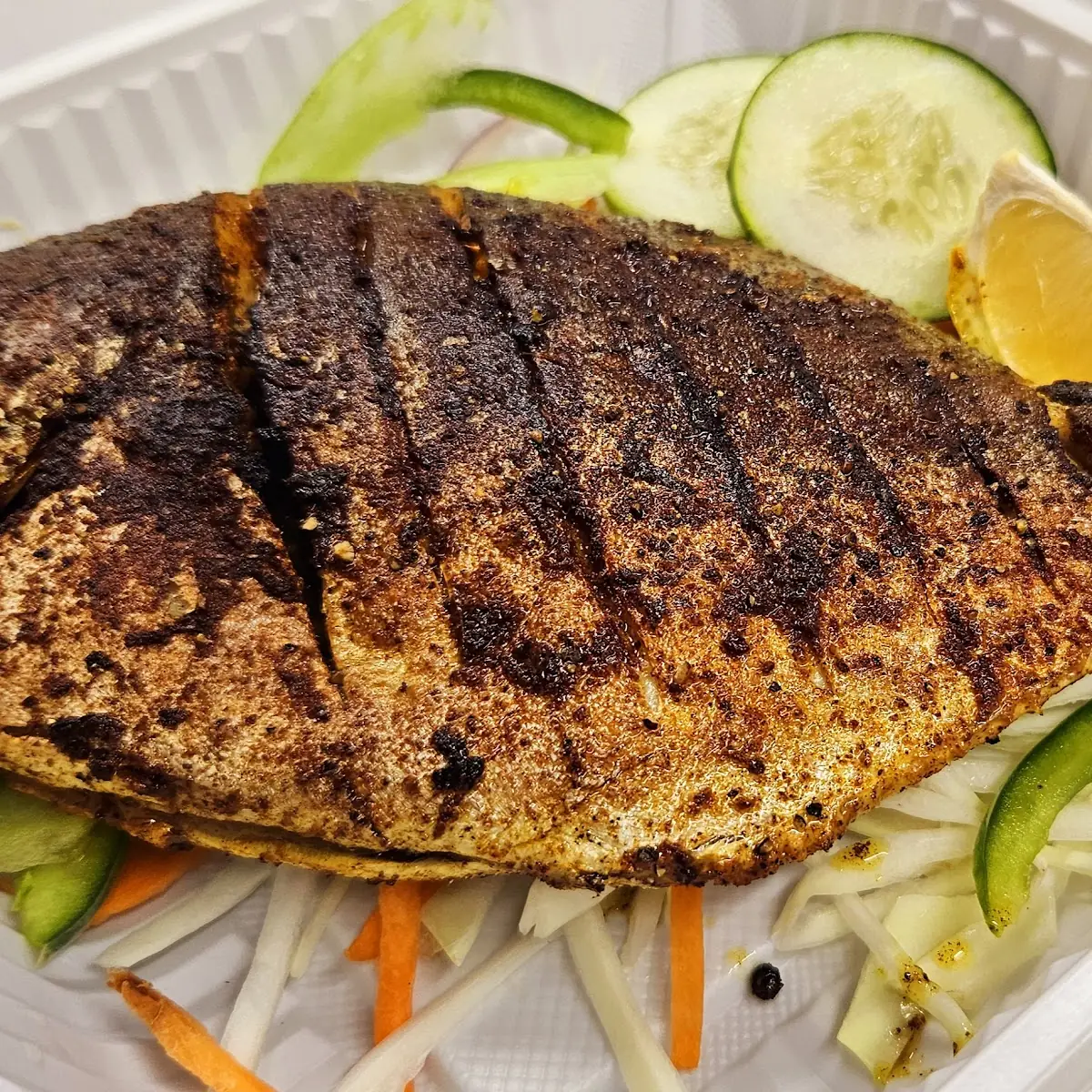 Fish Fry Whole Pompano Fish