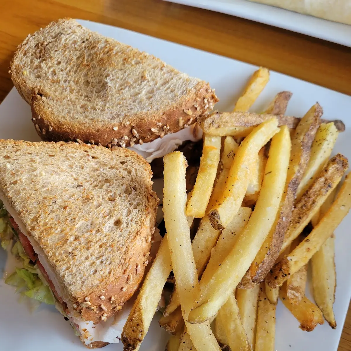 Grilled Cheese w Fries or Fruit