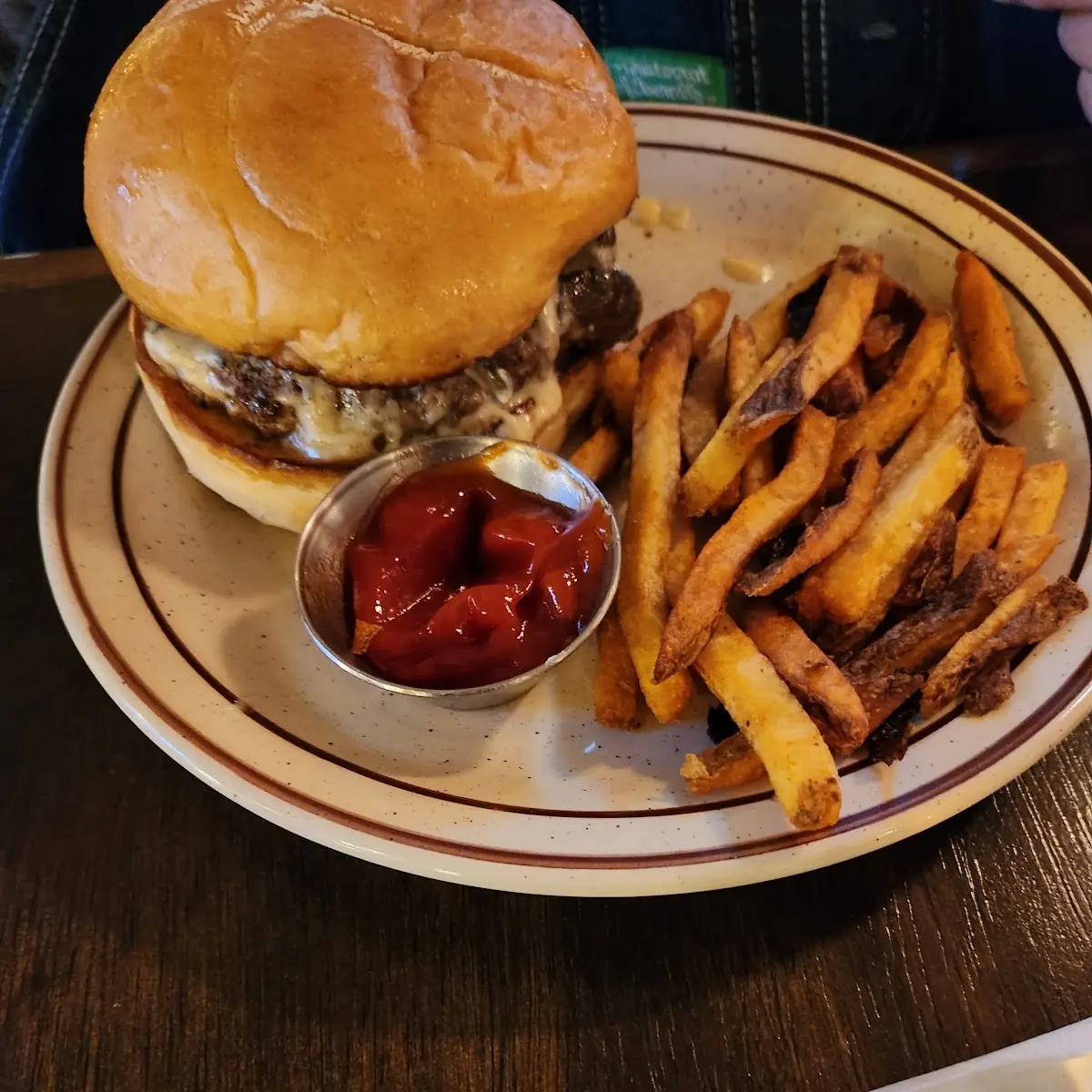 Mushroom Swiss Burger