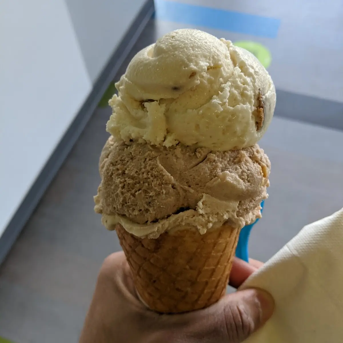 Three Scoops Waffle Cone