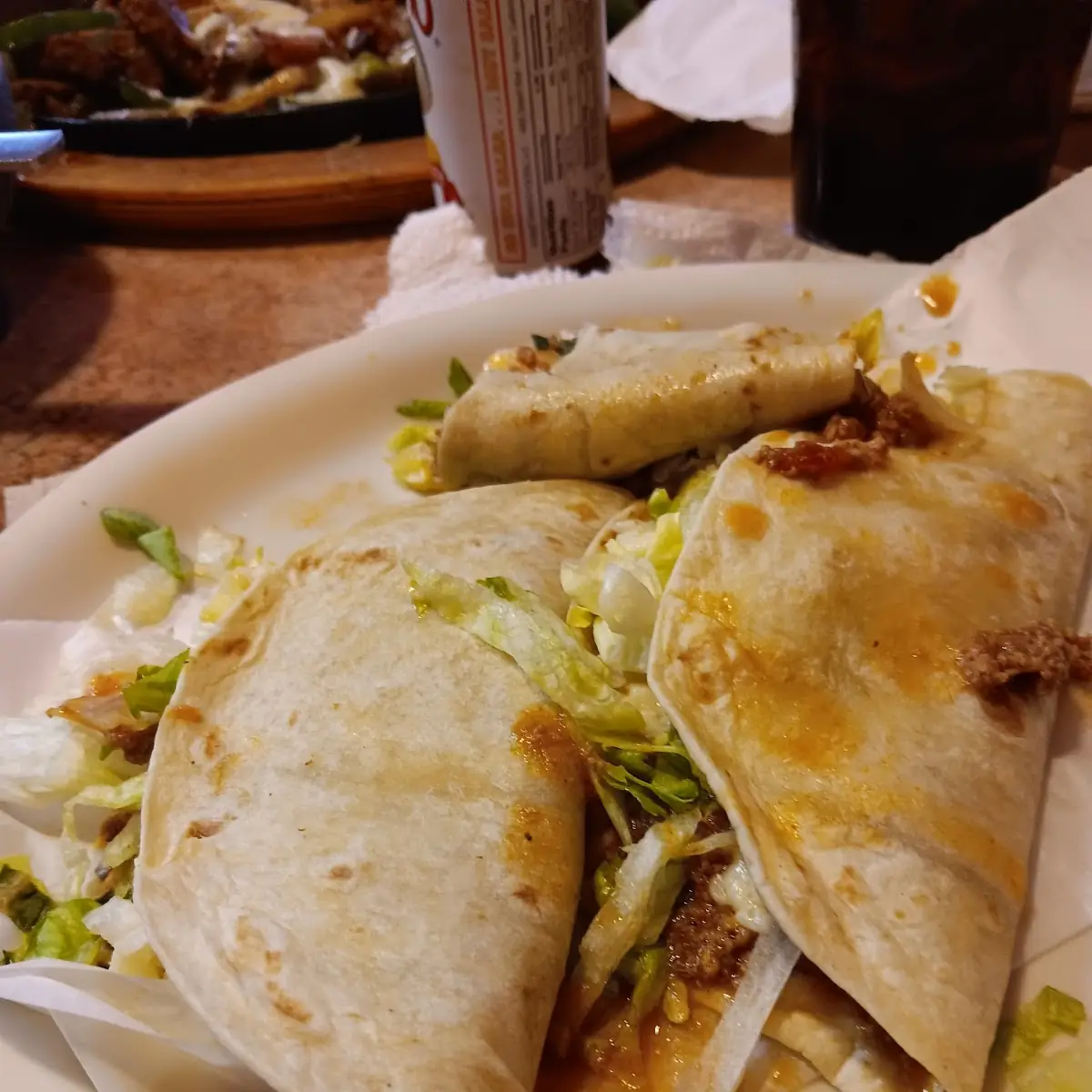 3 Soft Shell Tacos