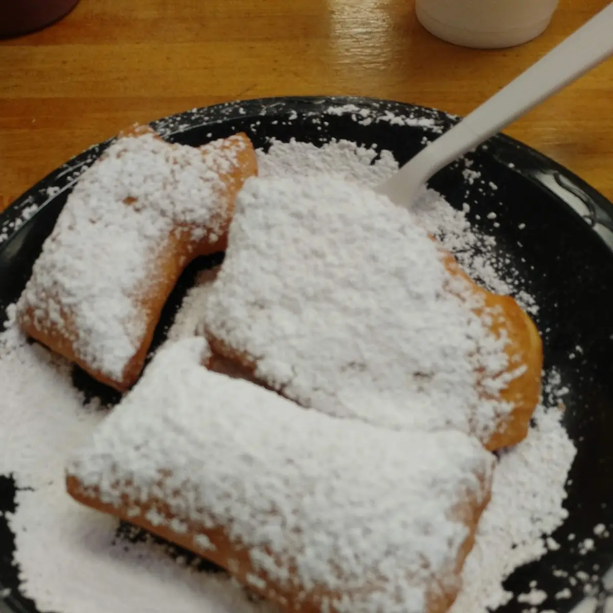Powdered Sugar Beignets with Dipping Sauce