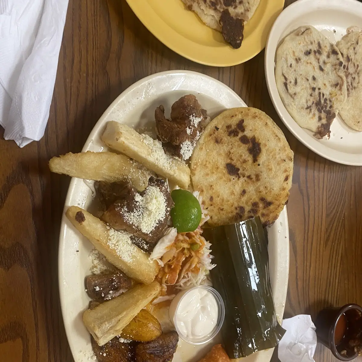 Plato Típico Salvadoran Sampler Plate
