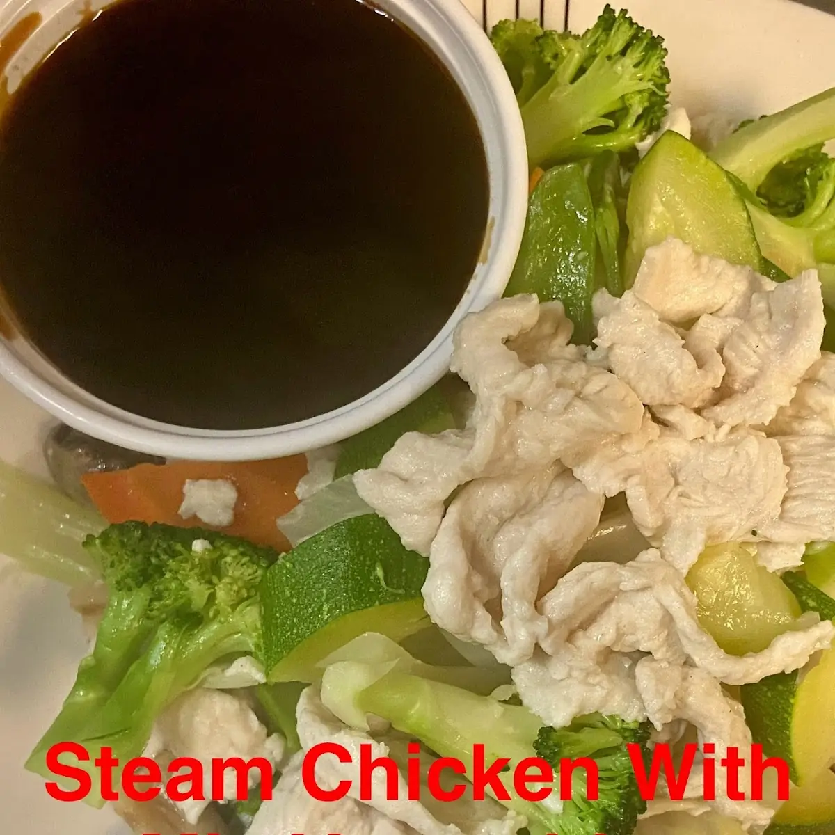 Steam Chicken Mixed Veg