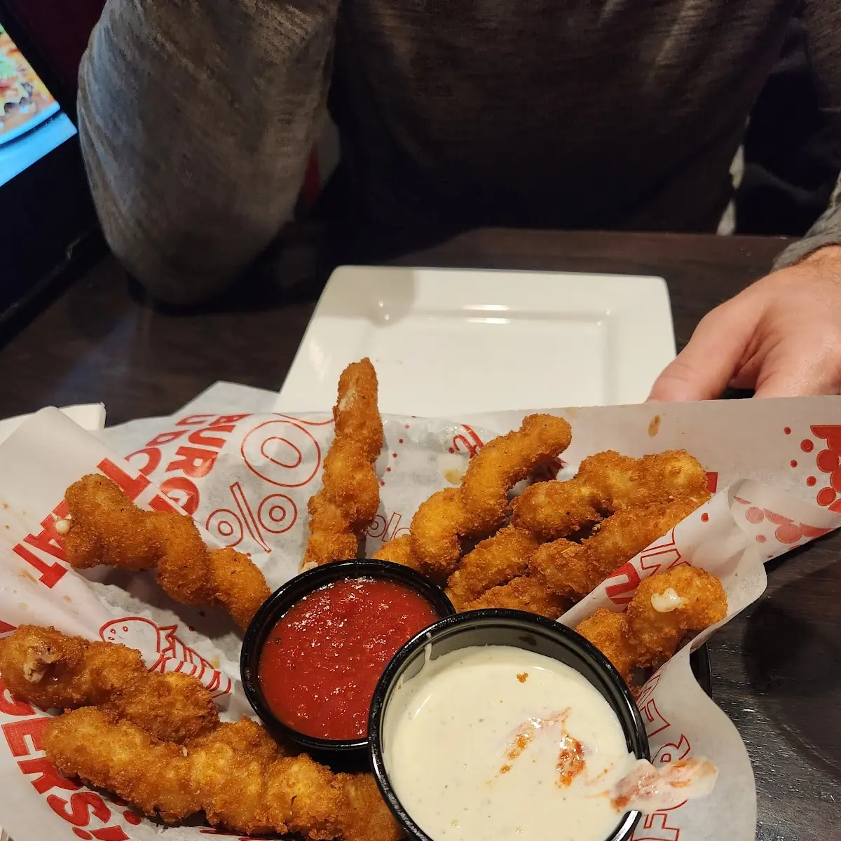 Twisted Mozzarella Sticks