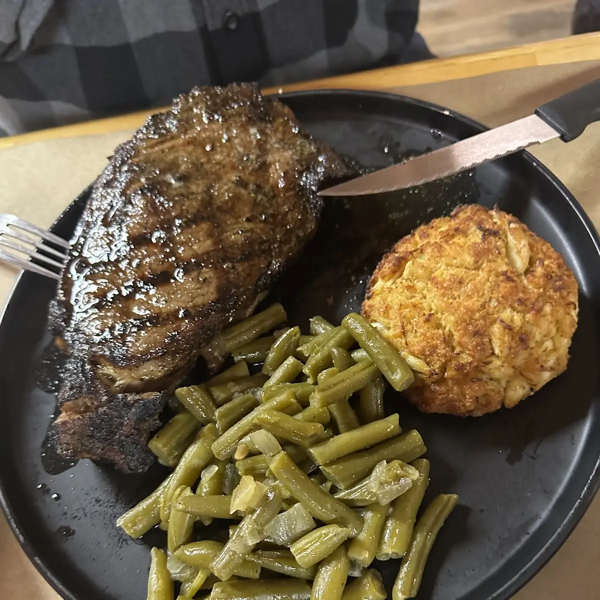 Surf and Turf 12oz Ribeye or NY Strip