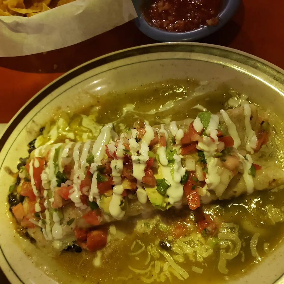 Lime Cilantro Burrito