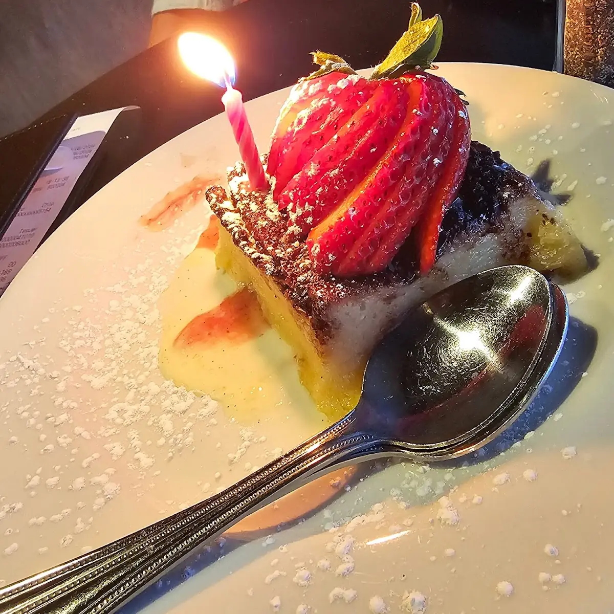 White Chocolate Bread Pudding