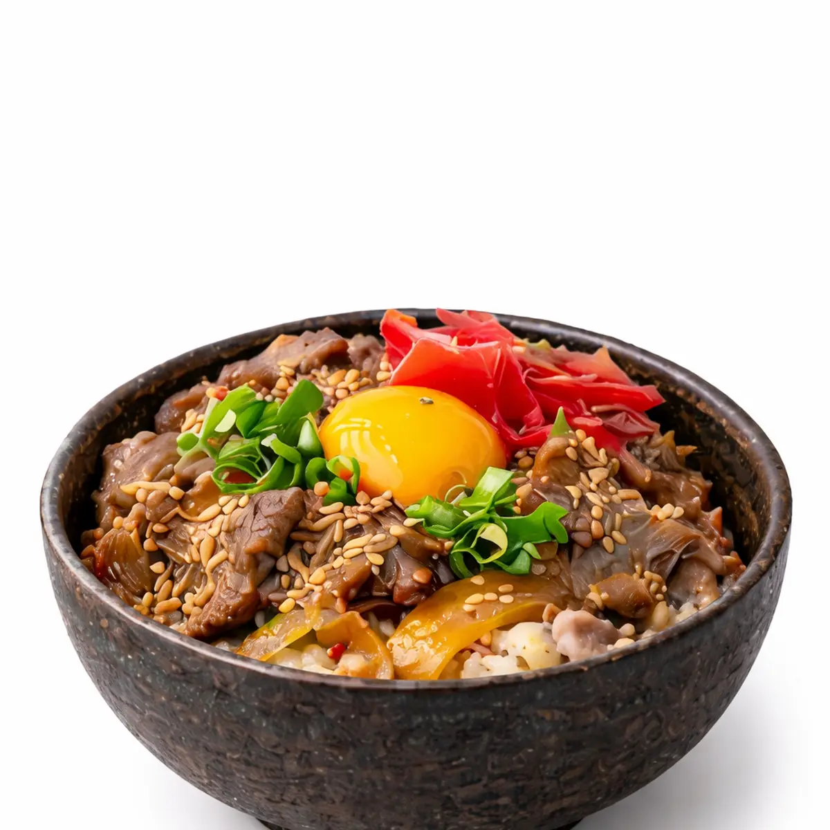 Beef & Onion Rice Bowl