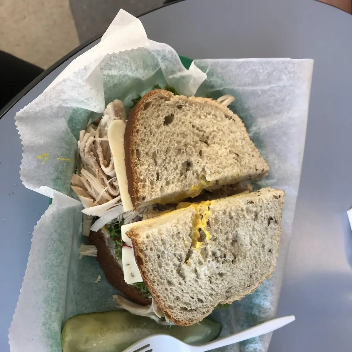 Smoked Turkey on Rye