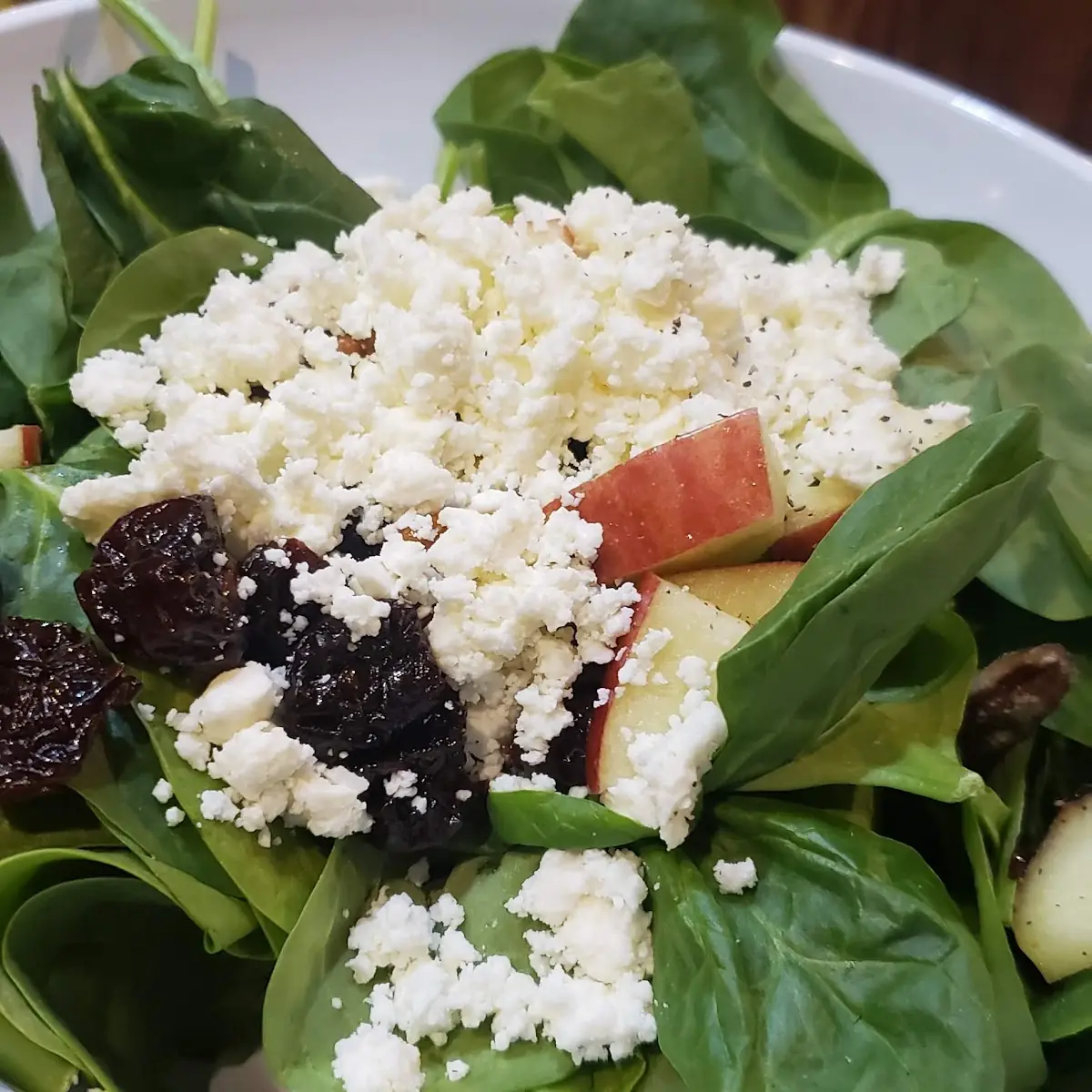 Enlightened Spinach Salad