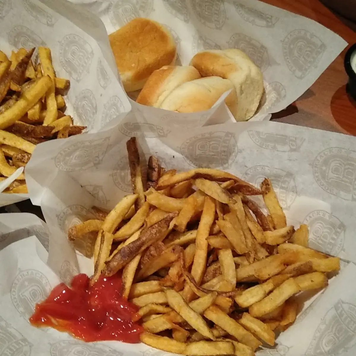 With Fresh-Cut Fries