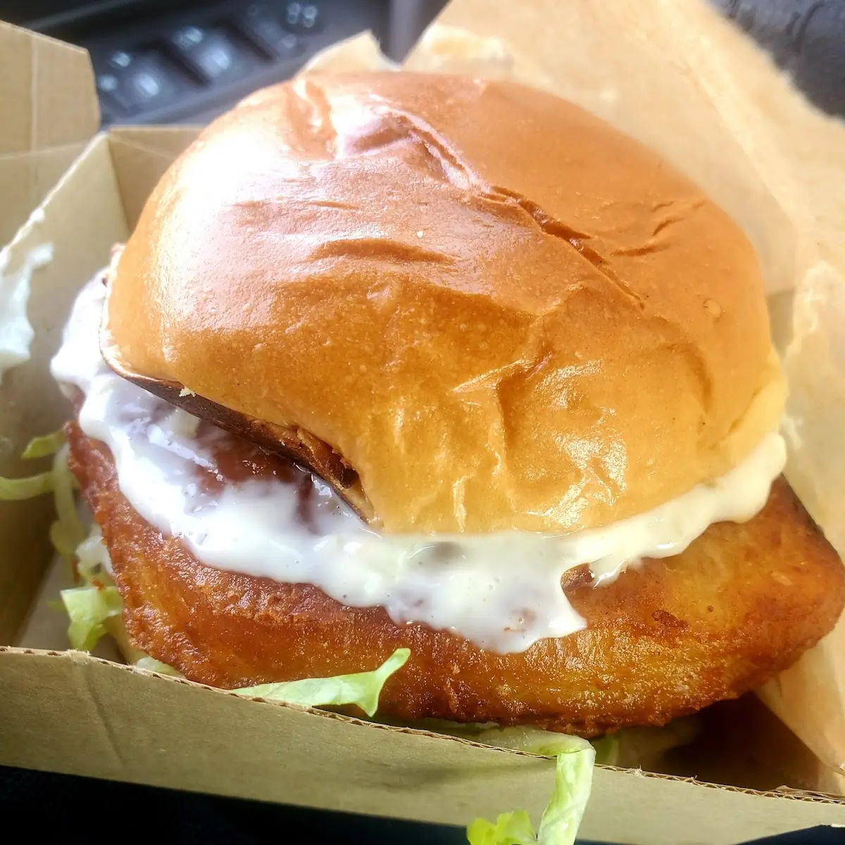 Beer Battered Fish Sandwich Extra