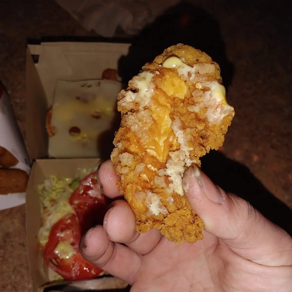 Single Chicken Nugget Sandwich