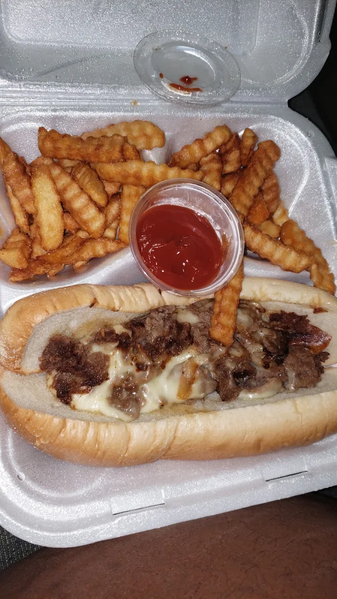 Philly Cheese Steak and Fries