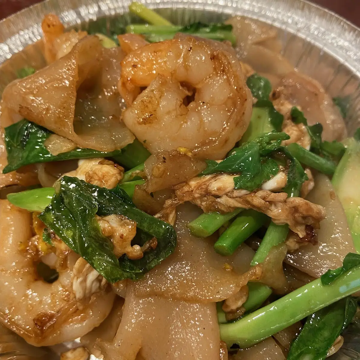 Shrimp Pad See EW Noodles