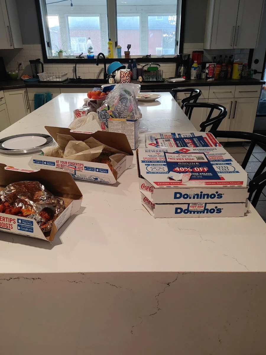 Pizza Wings Cheese Bread, Domino's Pizza