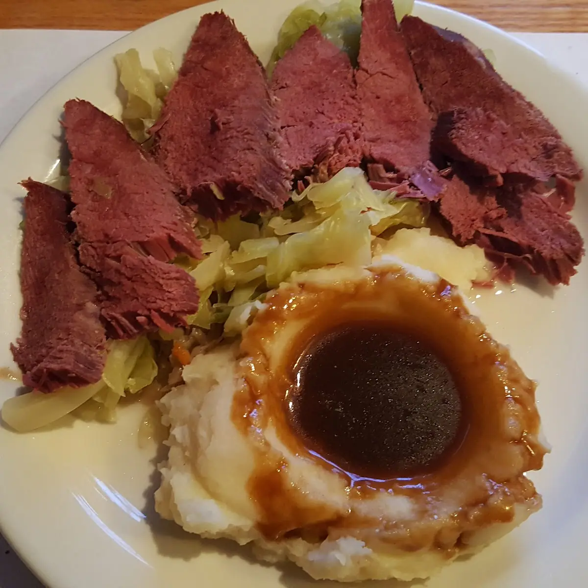 Corned Beef and Cabbage Dinner