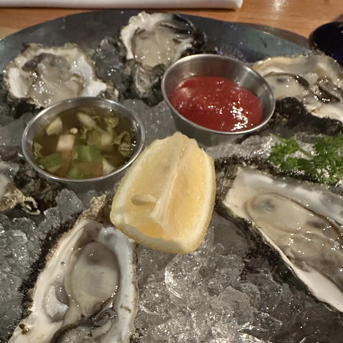 Fresh Oysters on the Half Shell