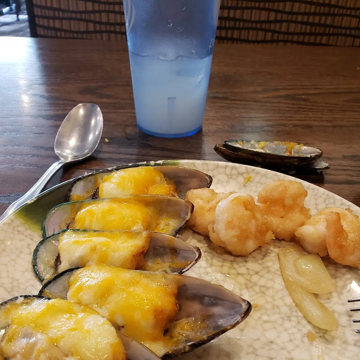 Muzels and Shrimp Fried Rice