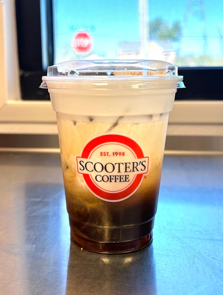 Cold Brew with Cream and Carmel Cold Foam