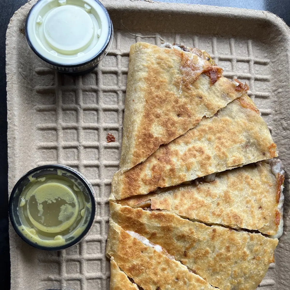 Spicy BBQ Brisket Quesadilla