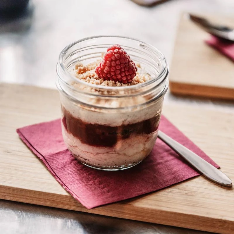 Raspberry Cheesecake Jar