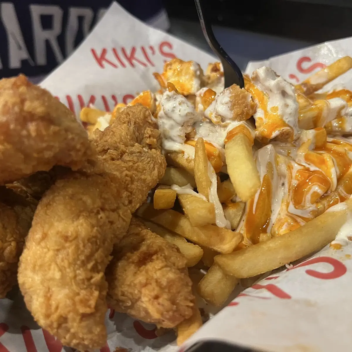 Chicken Strips with Kiki Fries