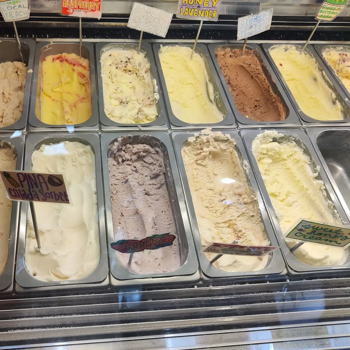 Assorted Artisanal Ice Cream Flavors