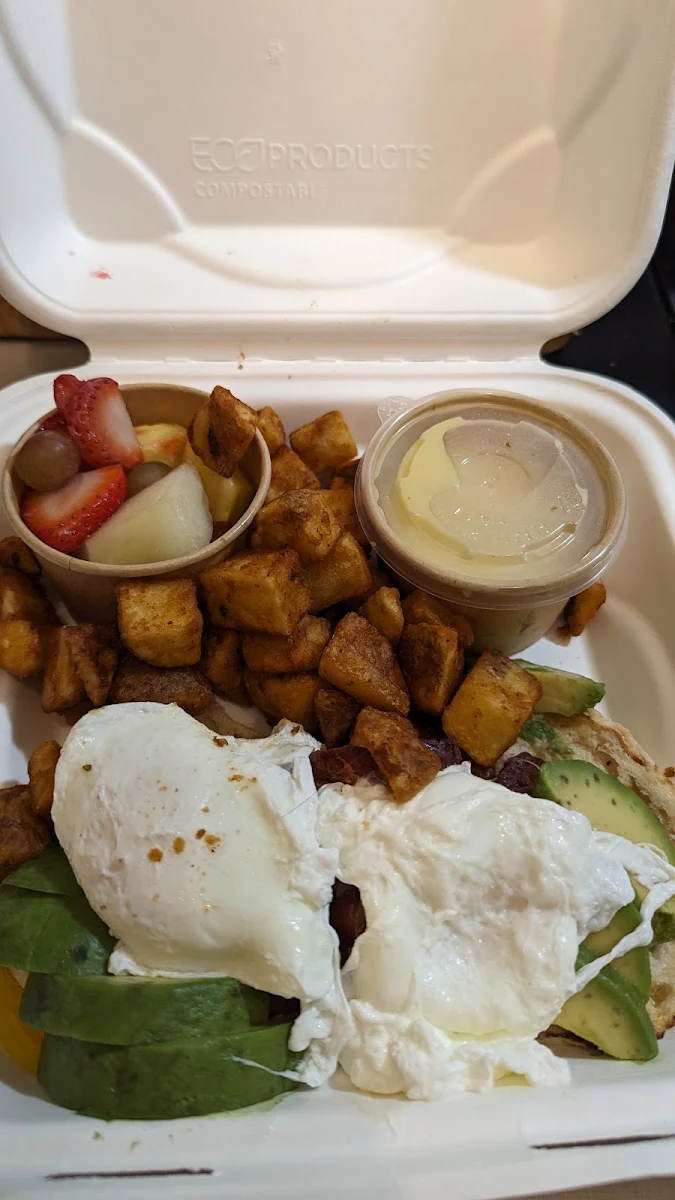 Bacon Avocado Benedict