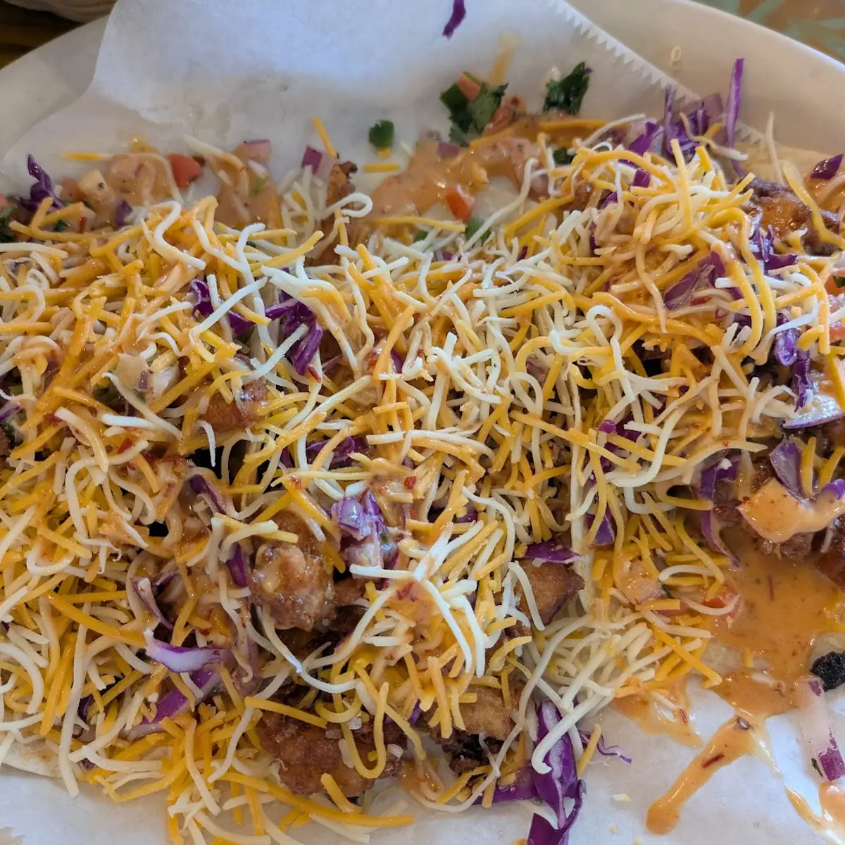 Fried Chicken Tacos Three
