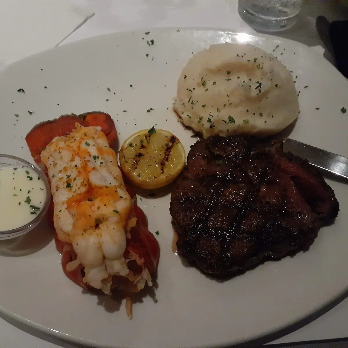 Barrel Cut Filet & Lobster Tail