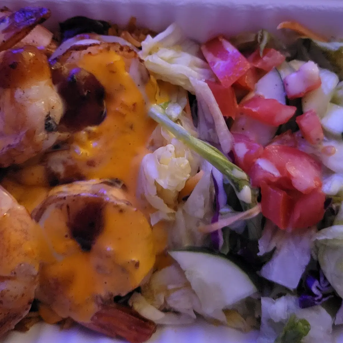 Fried or Grilled Shrimp Bowl