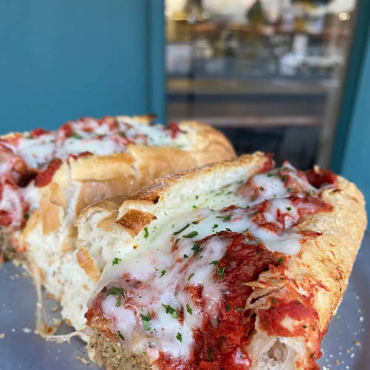 Meatball Parmigiana Sub