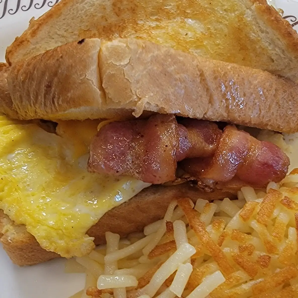 Bacon Egg and Cheese Melt
